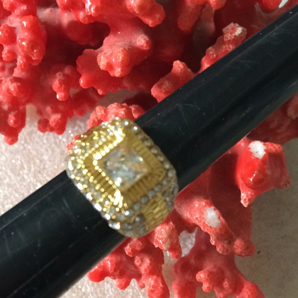 Vintage 925 topaz-ring - Picture 7 of 8